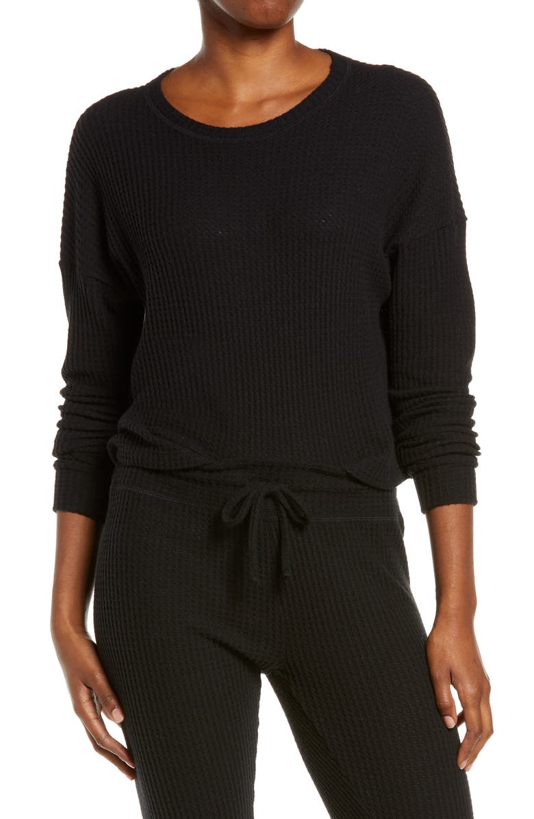 Beyond Yoga Brushed Up Crop Pullover, Main, color, 