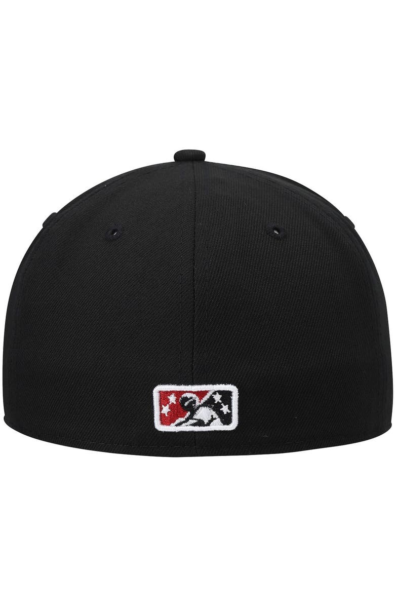 New Era Men's New Era Black Sacramento River Cats Authentic Collection Team Alternate 59FIFTY Fitted Hat, Alternate, color, Black