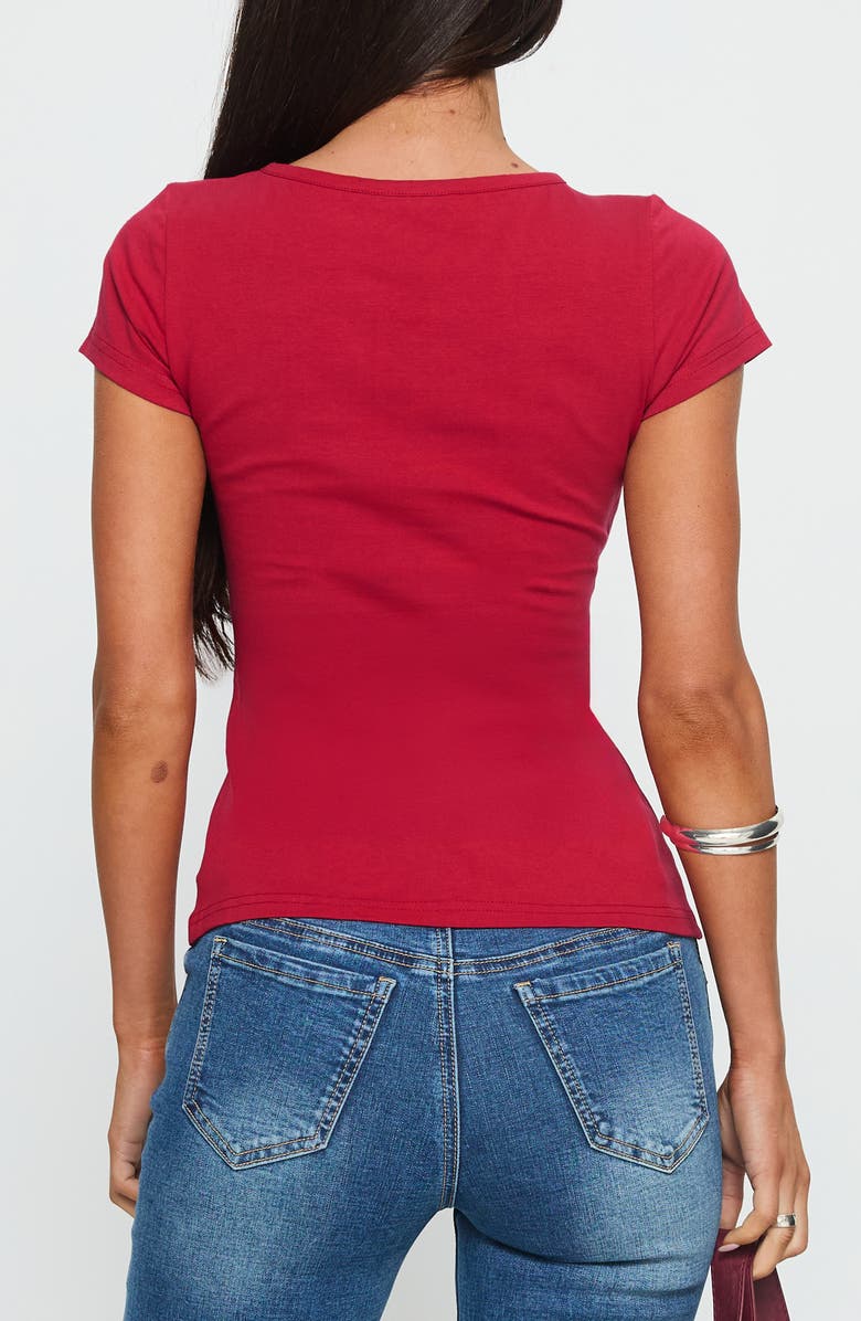 Princess Polly It's Not That Deep Graphic Baby Tee, Alternate, color,