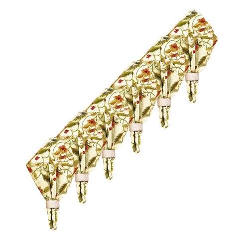 Amelia Cotton Reversible Cloth Napkin Set of 6