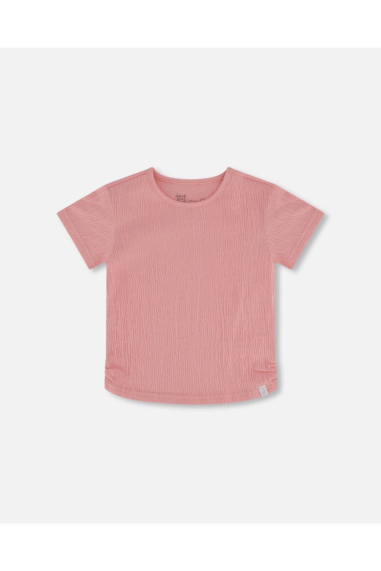 Baby Girl's Crinkle Jersey Top Silver Pink, Main, color, Silver Pink