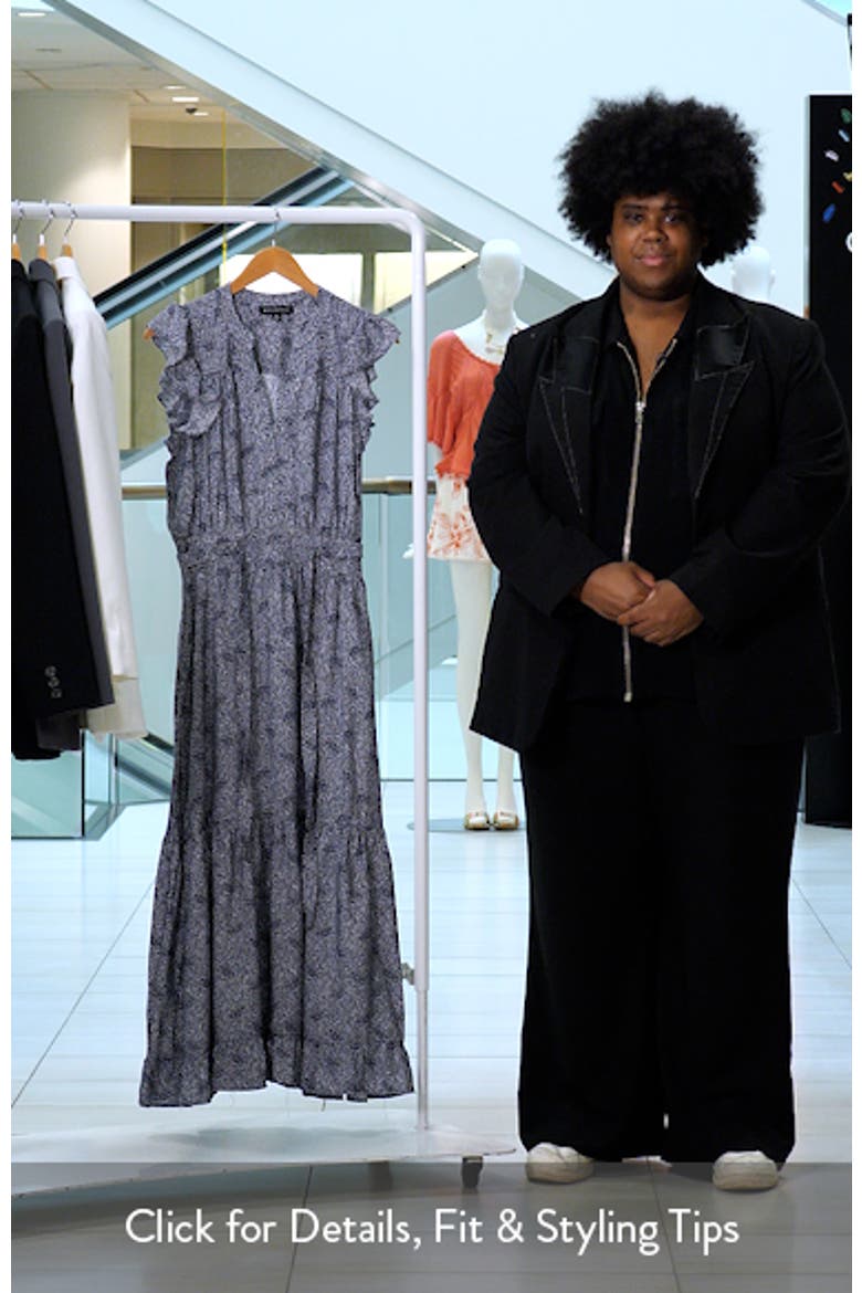 Floral Tie Waist Maxi Dress video