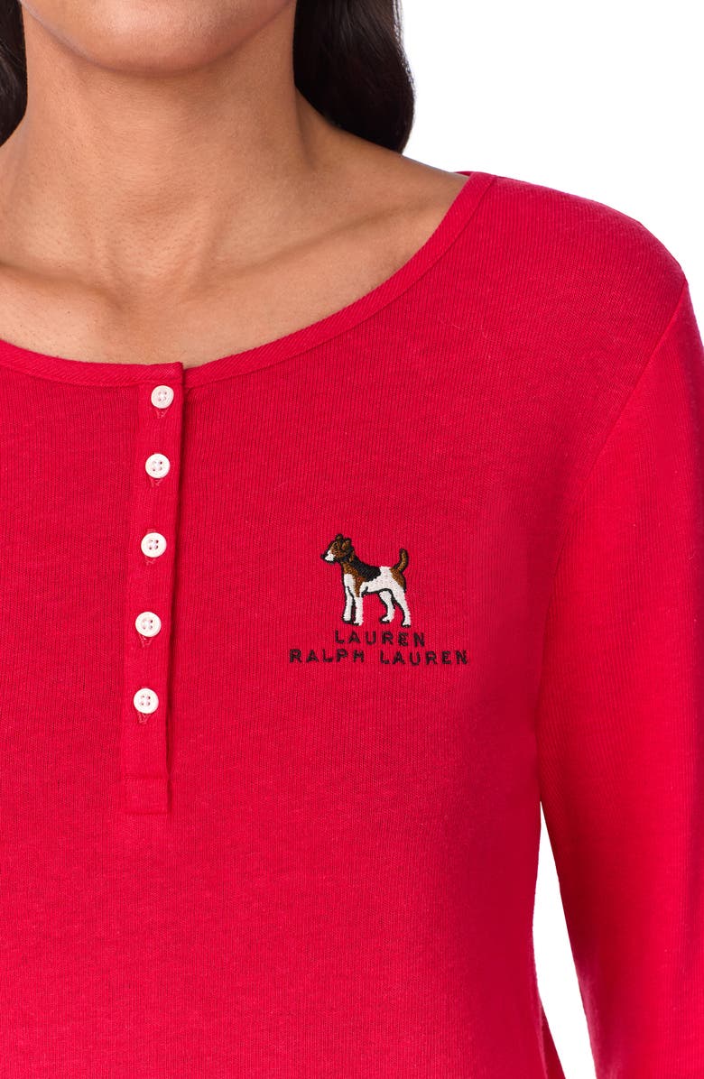 Lauren Ralph Lauren Henley Pajamas, Alternate, color, 