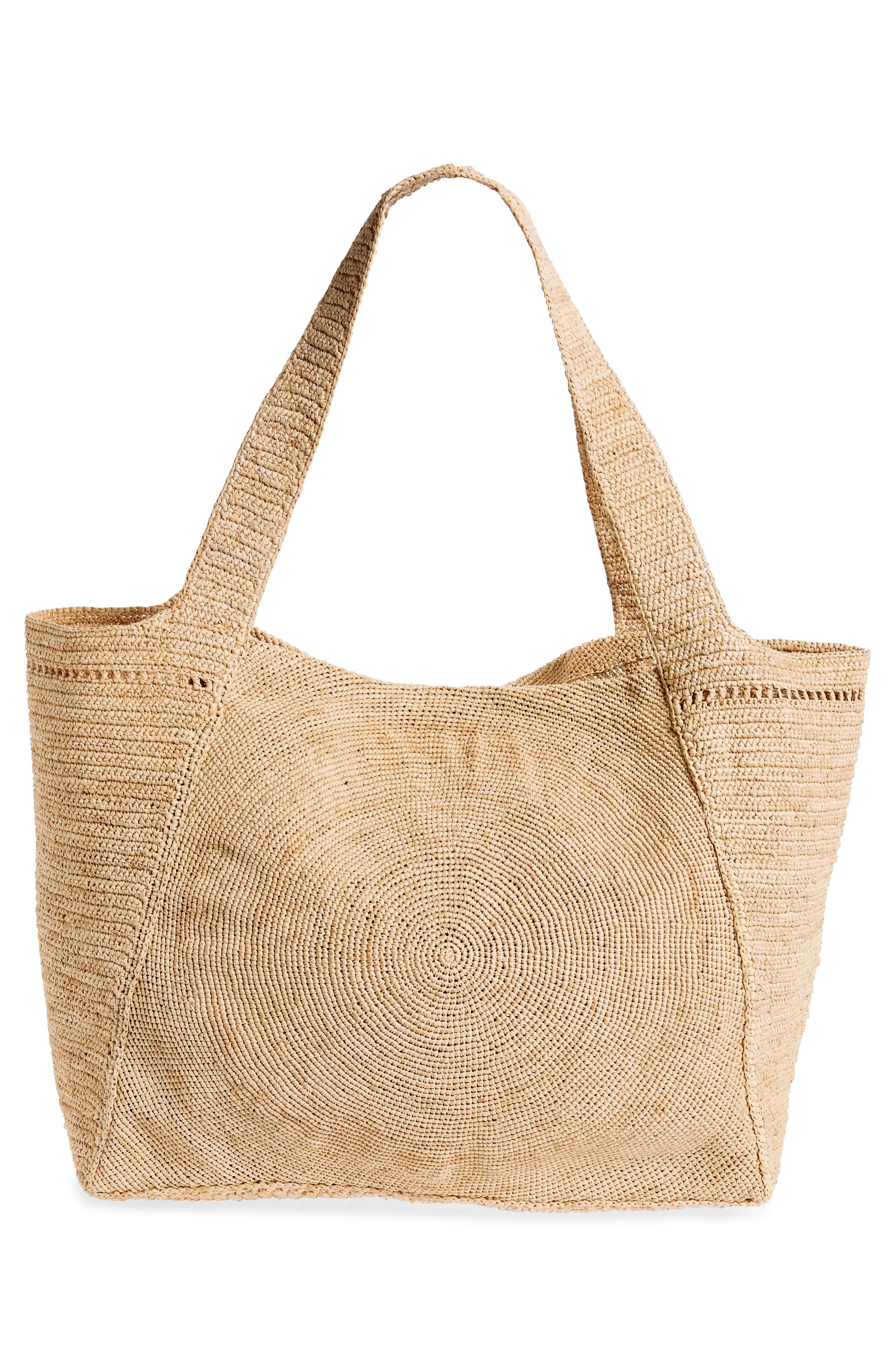 Stella McCartney Summer Living Raffia Tote, Alternate, color, 
