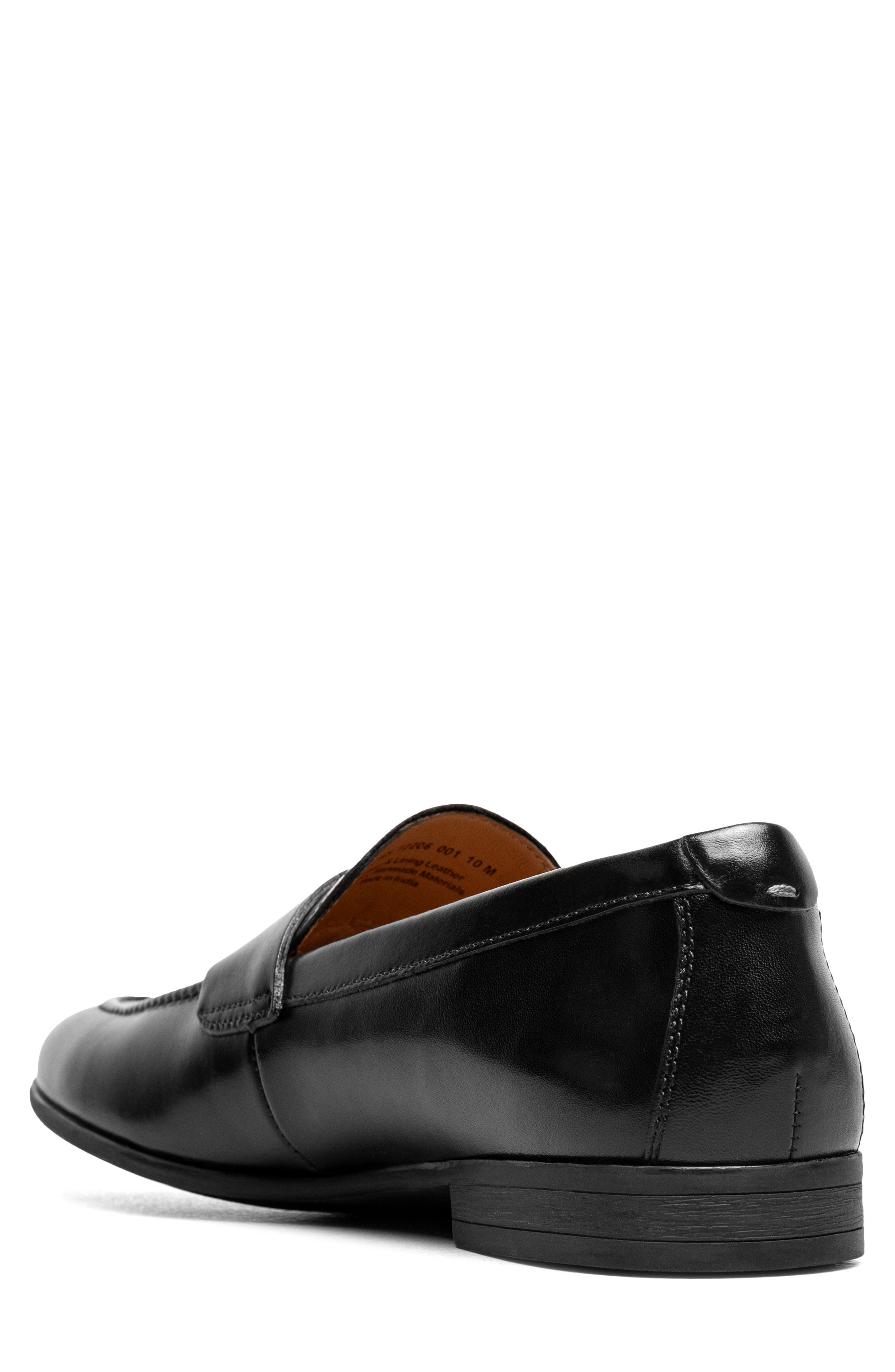 Florsheim Modena Moc Toe Penny Loafer, Alternate, color, Black
