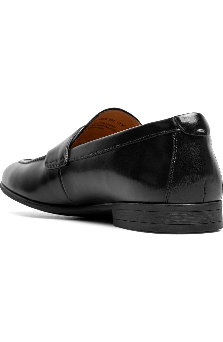 Florsheim Modena Moc Toe Penny Loafer, Alternate, color, Black