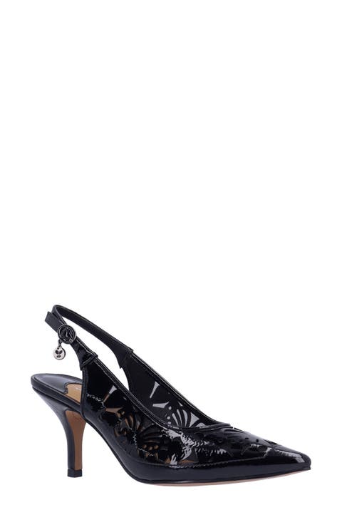 Vanani Slingback Pointed Cap Toe Pump (Women)