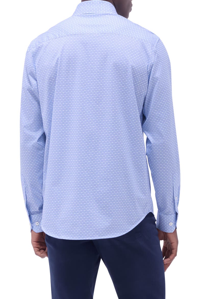 Jules OoohCotton® Grid Check Button-Up Shirt, Alternate, color, AIR BLUE