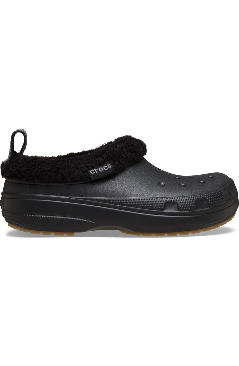 CROCS Classic Fleece Lined Shorty Clog, Alternate, color, Black