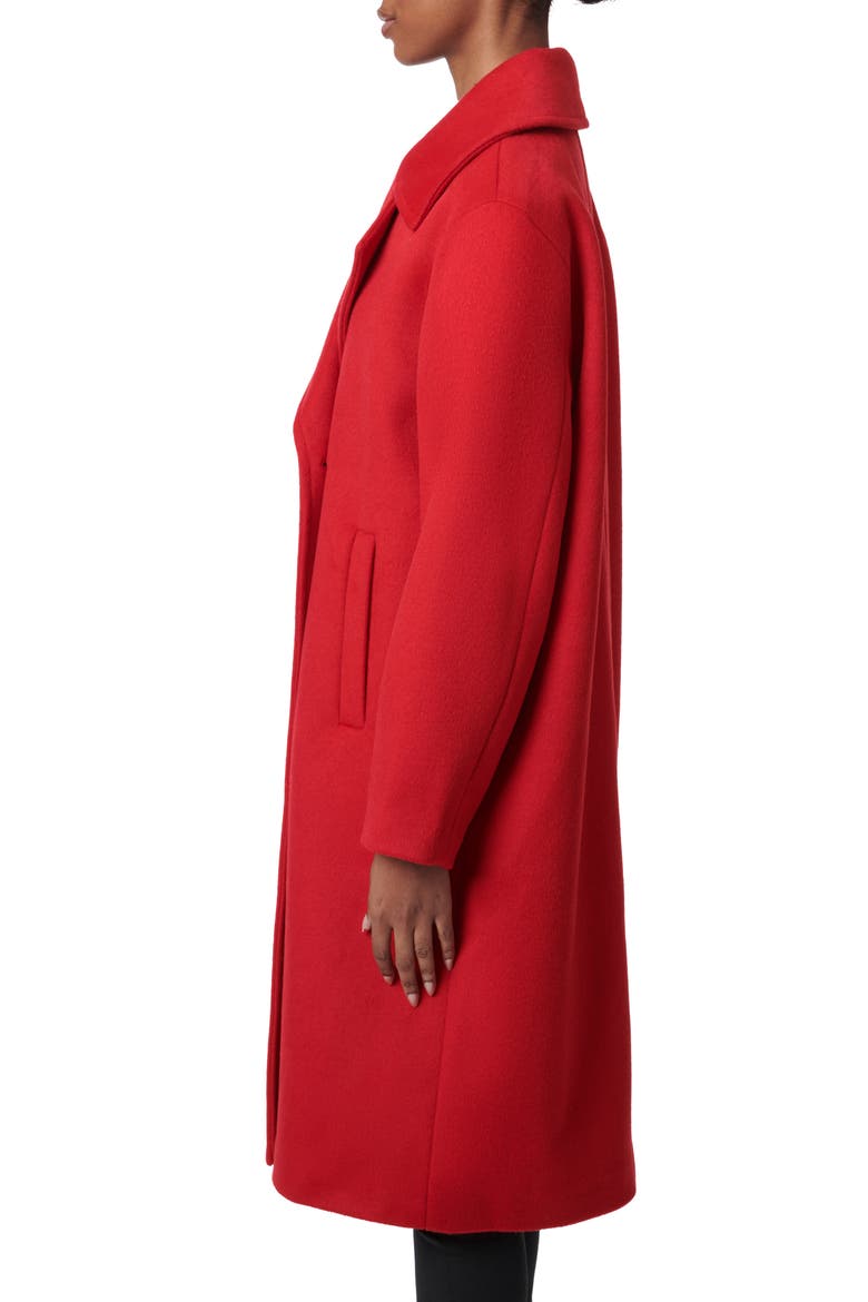 Relaxed Coat, Alternate, color, RED