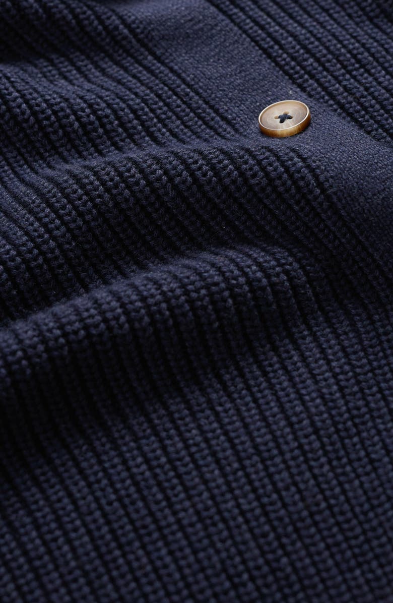 Seasalt Cornwall Potters Meadow Organic Cotton Cardigan, Alternate, color, Knit Melange Maritime