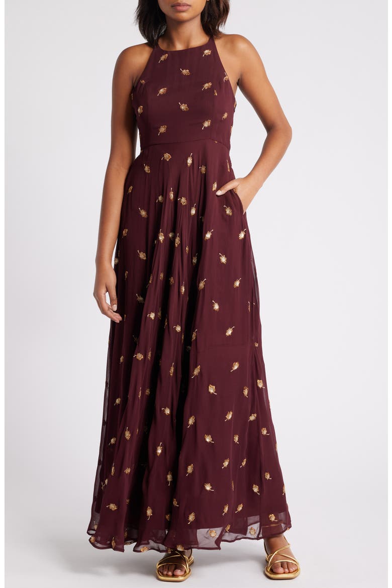 Nila Anarkali with Dupatta, Alternate, color, BURGUNDY