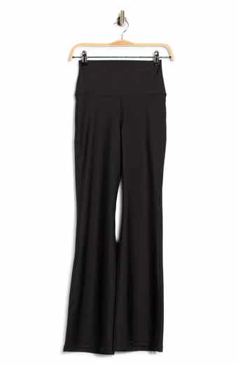 Pinstripe High Waist Flare Leggings
