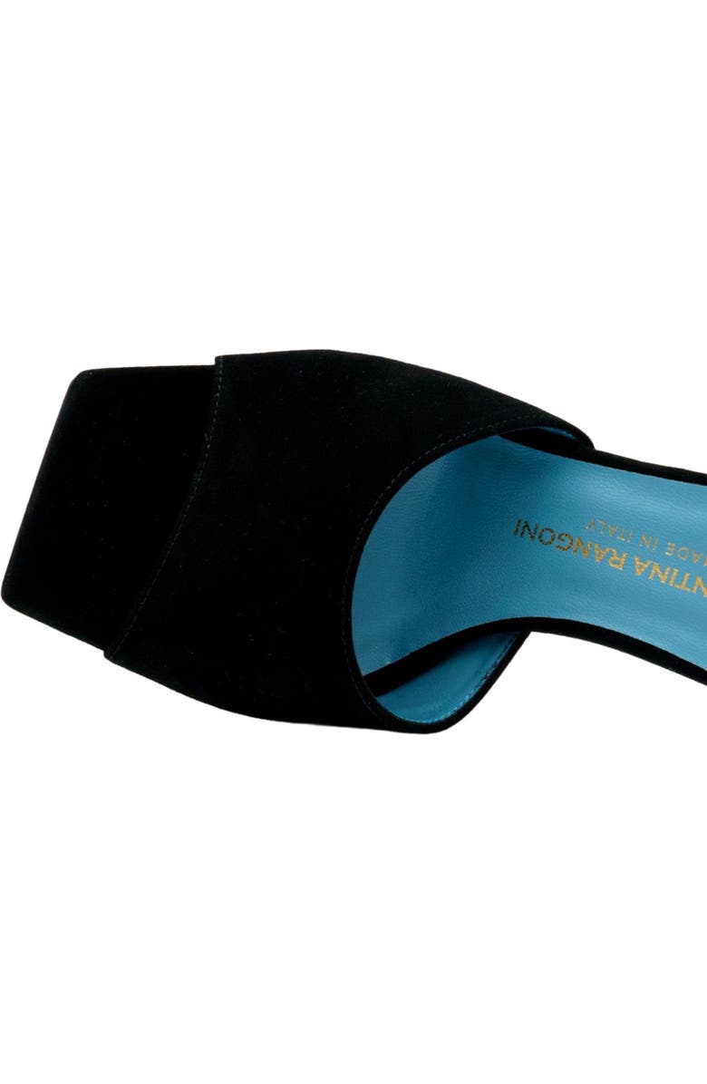 Valentina Rangoni Laura Slide Sandal, Alternate, color, Black Mousse