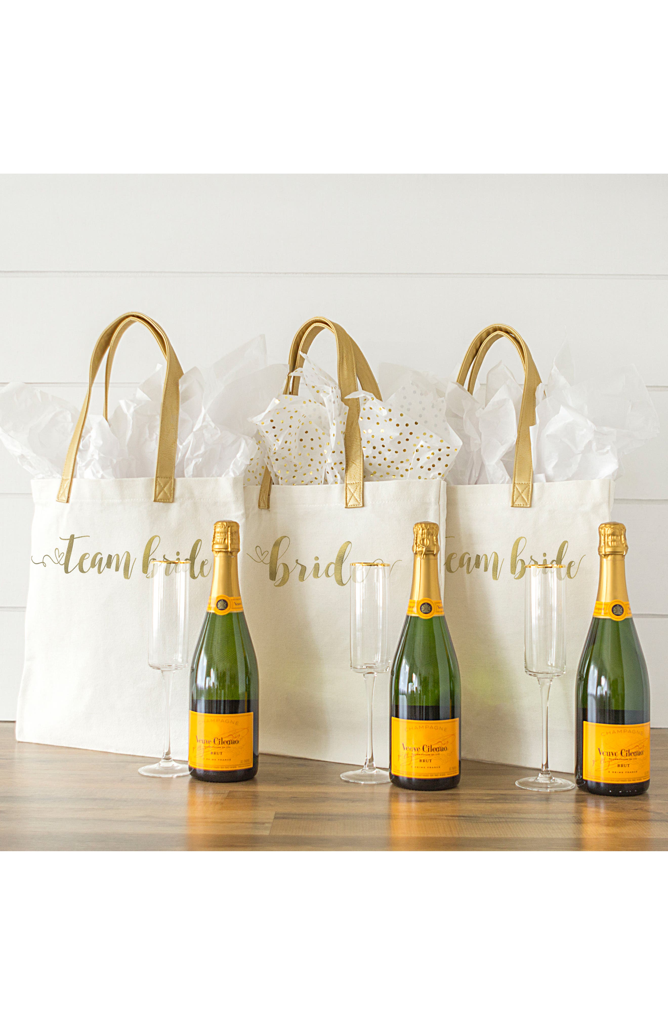 Cathy's Concepts Team Bride Canvas Tote, Alternate, color, 