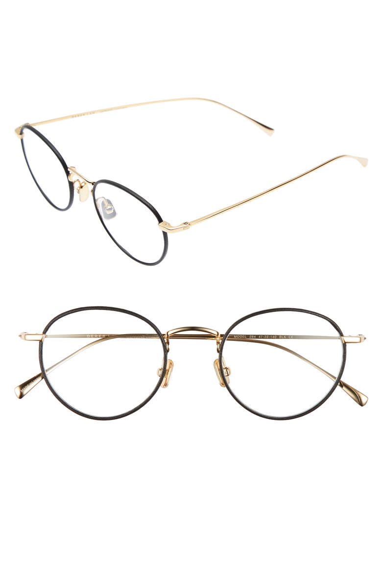 47mm Optical Glasses, Main, color, BLACK