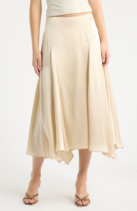 Mccall Silk Charmeuse Skirt