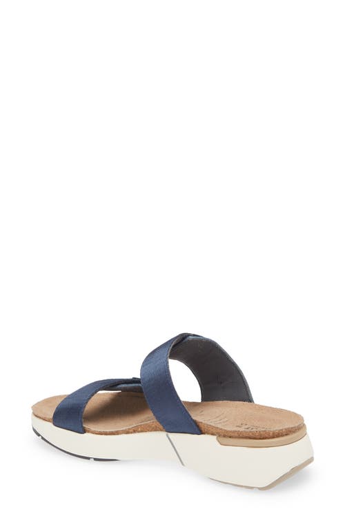 Naot Calliope Slide Sandal In Navy