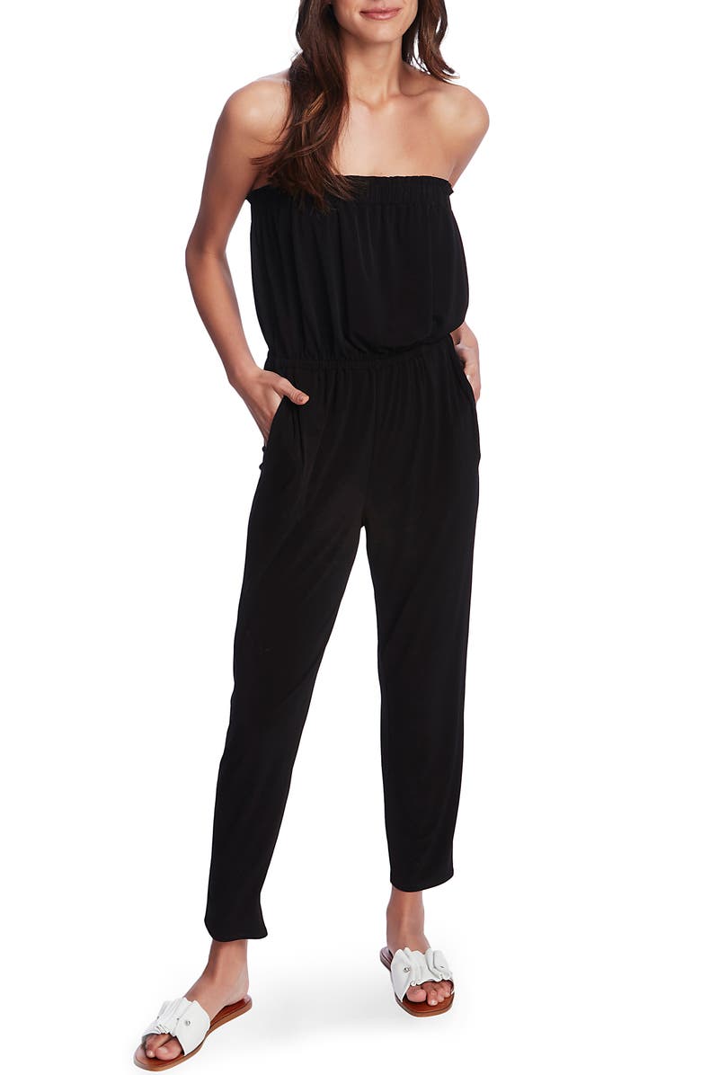 1.STATE Strapless Knit Jumpsuit, Main, color, 