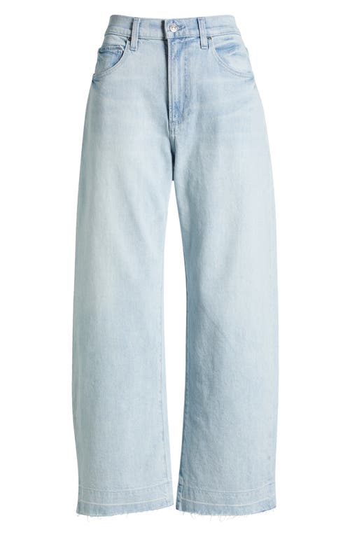 Paige Arellia Release Hem High Waist Ankle Barrel Jeans