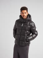 JACK1T EZ Boxed Hooded Racer Puffer Jacket
