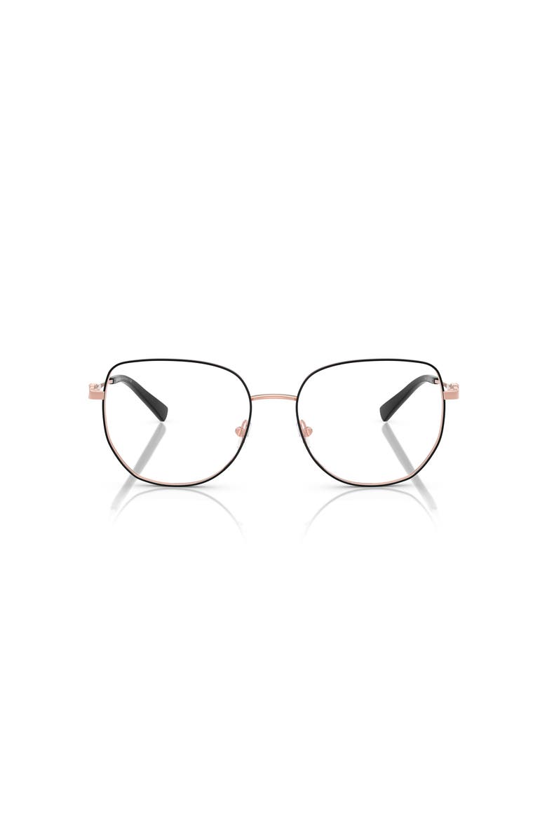54mm Square optical glasses, Alternate, color, Black