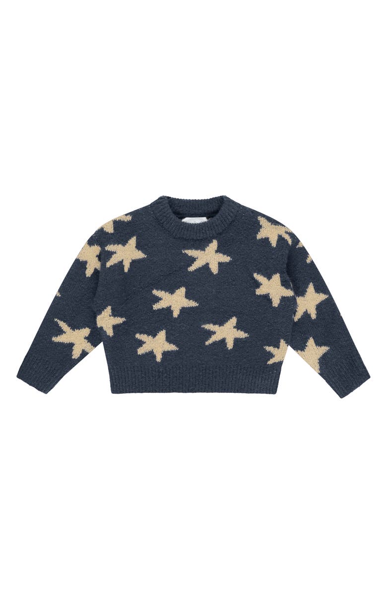 Rylee + Cru Kids' Print Sweater, Main, color, Stars