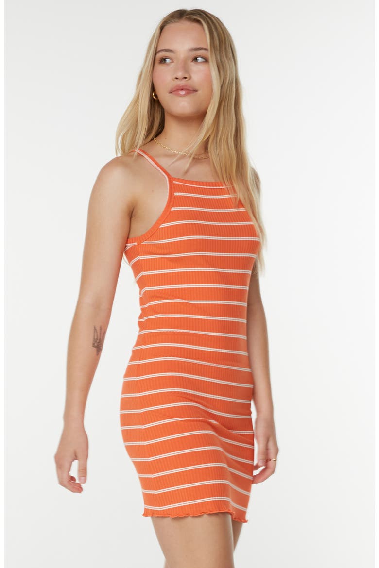Cool Sunsetz Rib Minidress, Alternate, color, TIGERLILY SAILING STRIPE