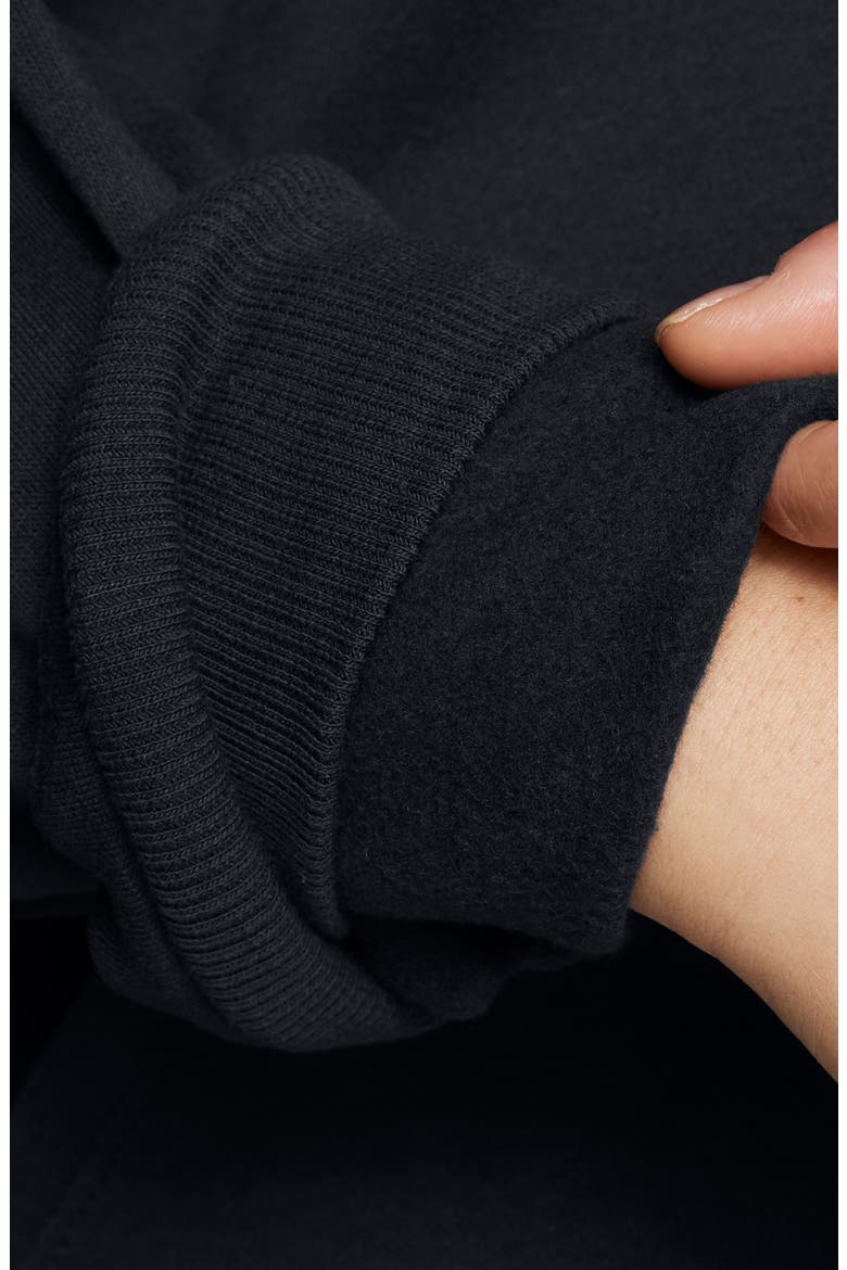 Rival Fleece Oversized Hoodie, Alternate, color, BLACK