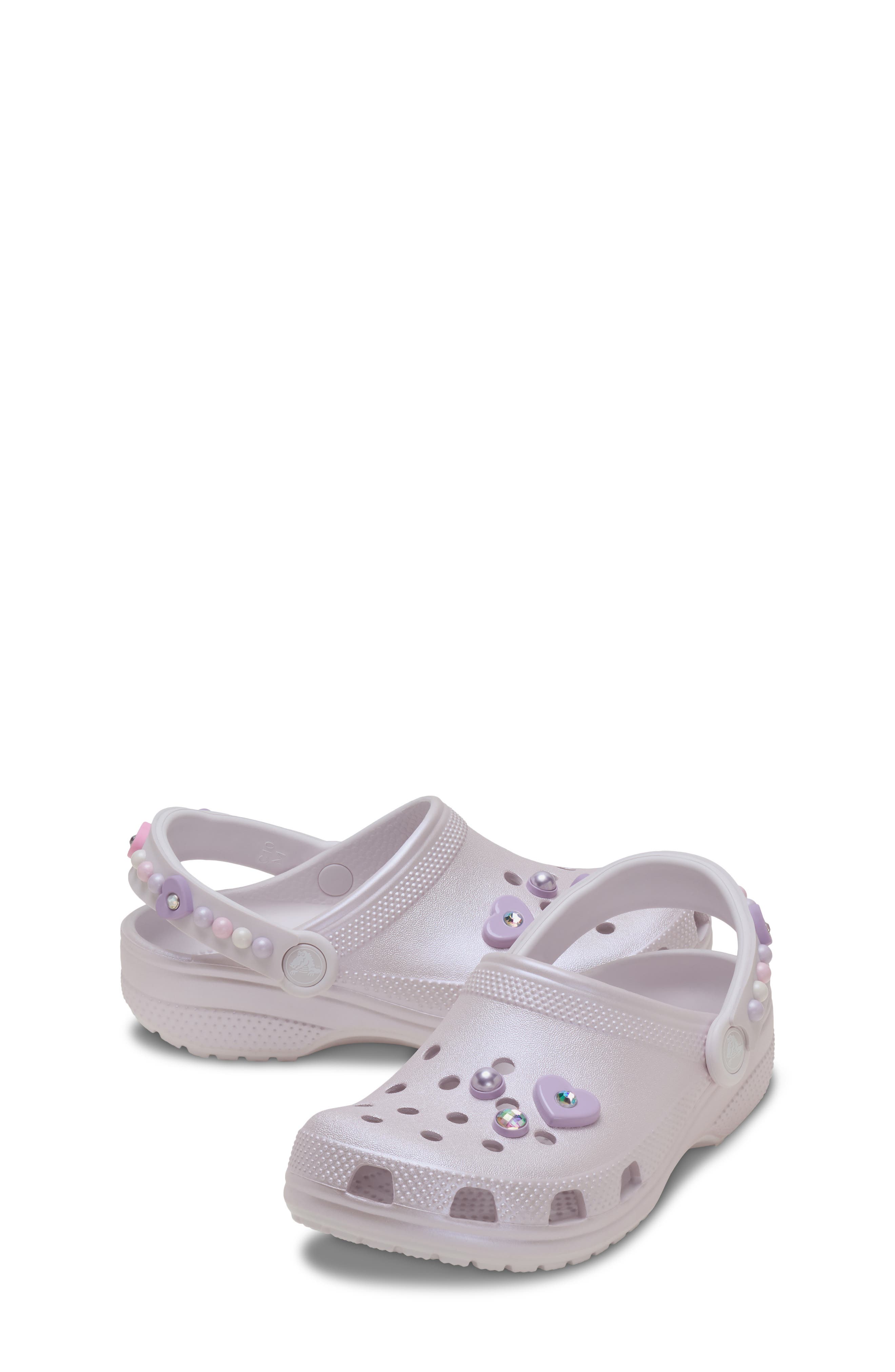 Kids' Classic Shine Clog, Alternate, color, GRAPE ICE