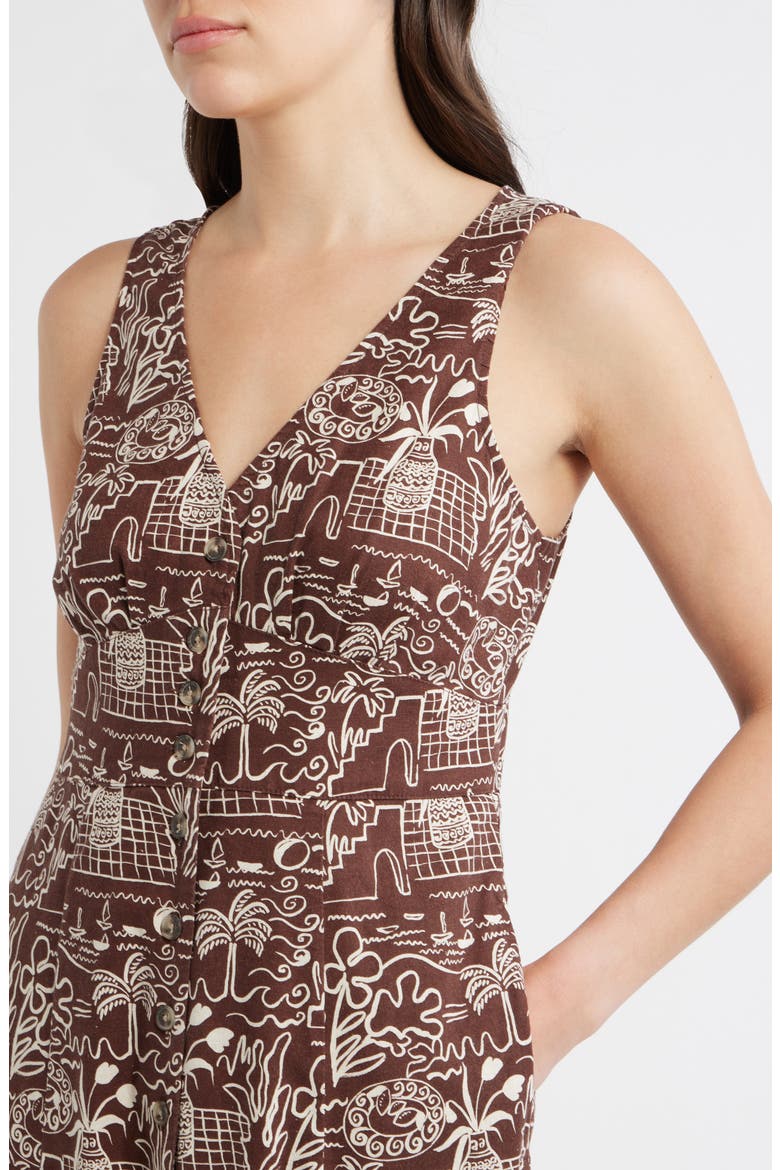 Camila Print Sleeveless Maxi Dress, Alternate, color, FLORES PRINT