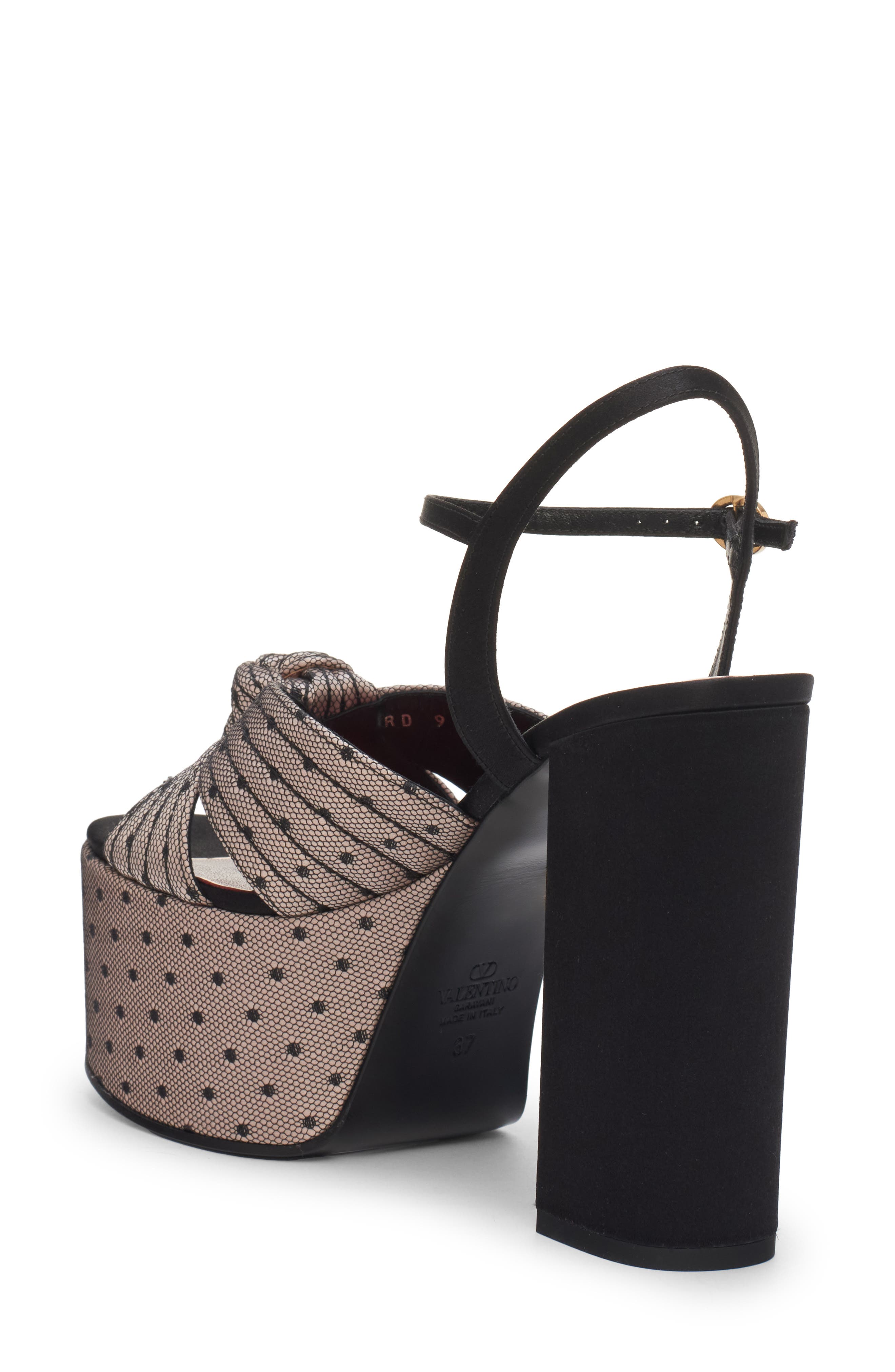 Crasher Platform Sandal, Alternate, color, BEIGE/ BLACK