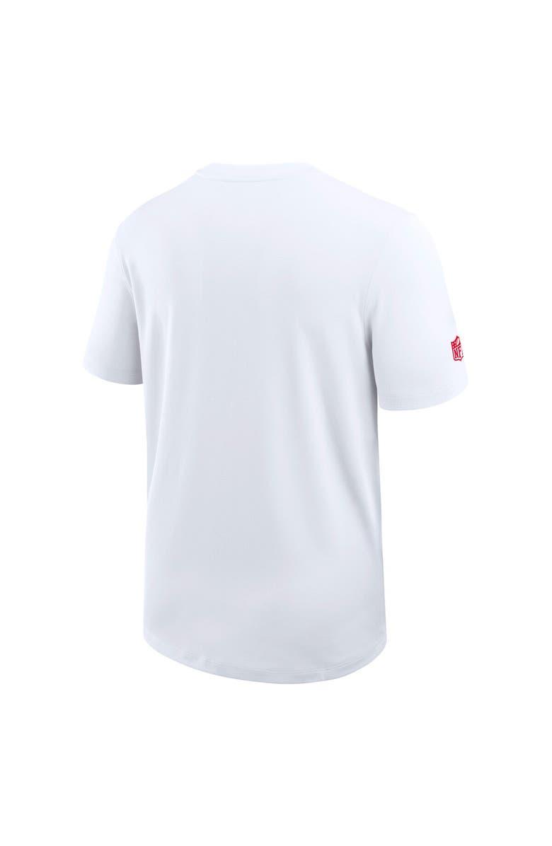 Nike Men's Nike White Kansas City Chiefs Sideline UV Performance Coach Shirt, Alternate, color, White