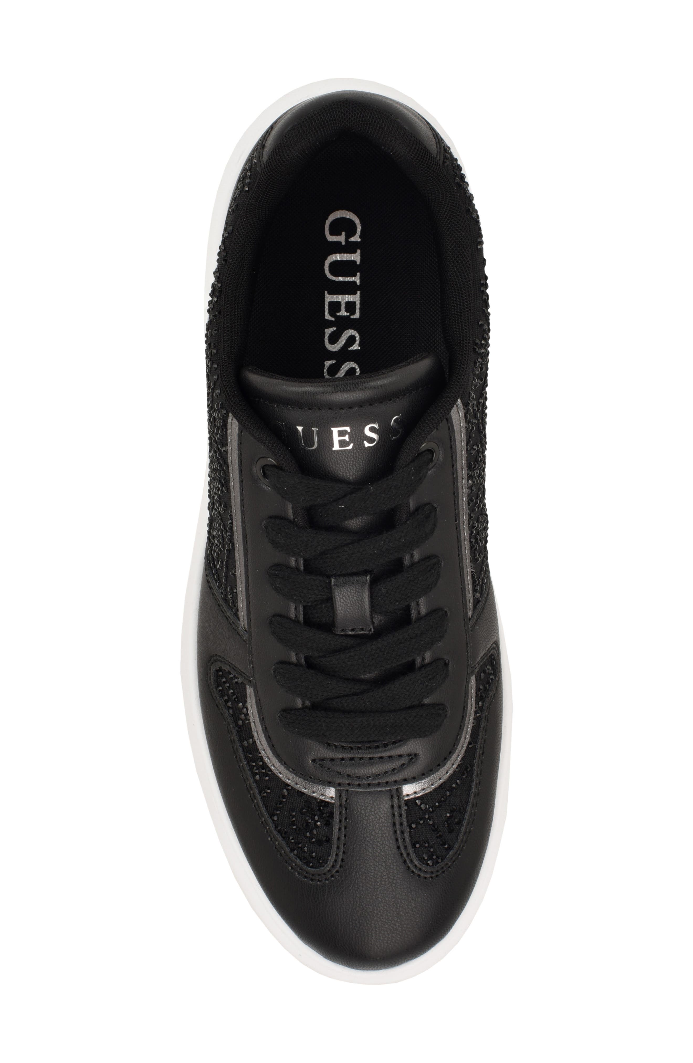 GUESS Fhilip Platform Sneaker, Alternate, color, Black