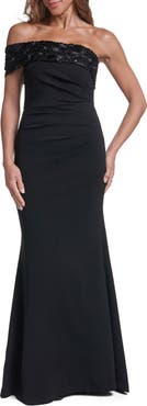 Eliza J Off the Shoulder Gown