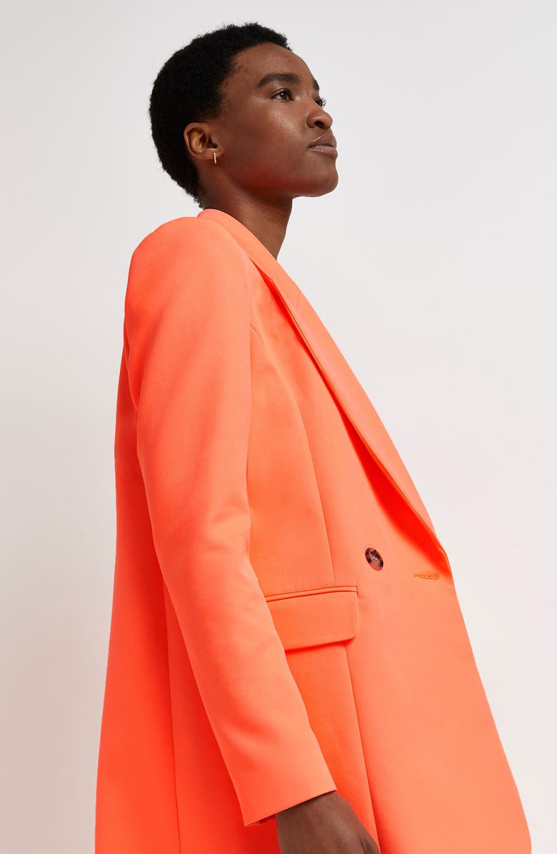 River Island Structured Double Breasted Blazer, Alternate, color,