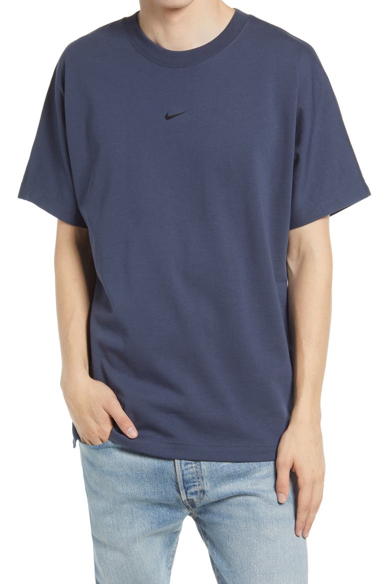 Sportswear Style Essentials T-Shirt, Main, color, THUNDER BLUE/ SAIL