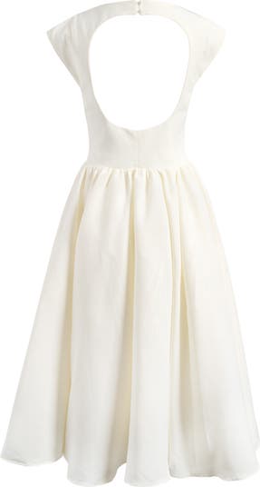 Debutante Backless Midi Dress