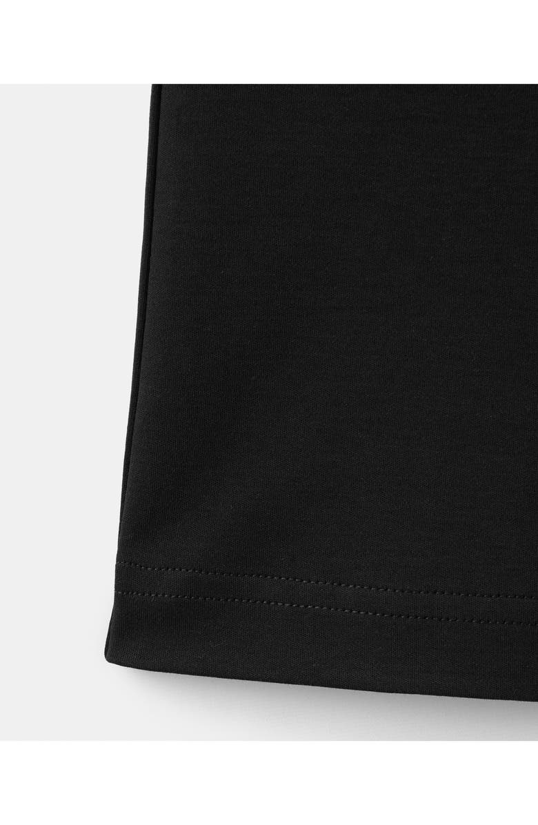 MANGO Solid Cotton Pajama Pants, Alternate, color, Black