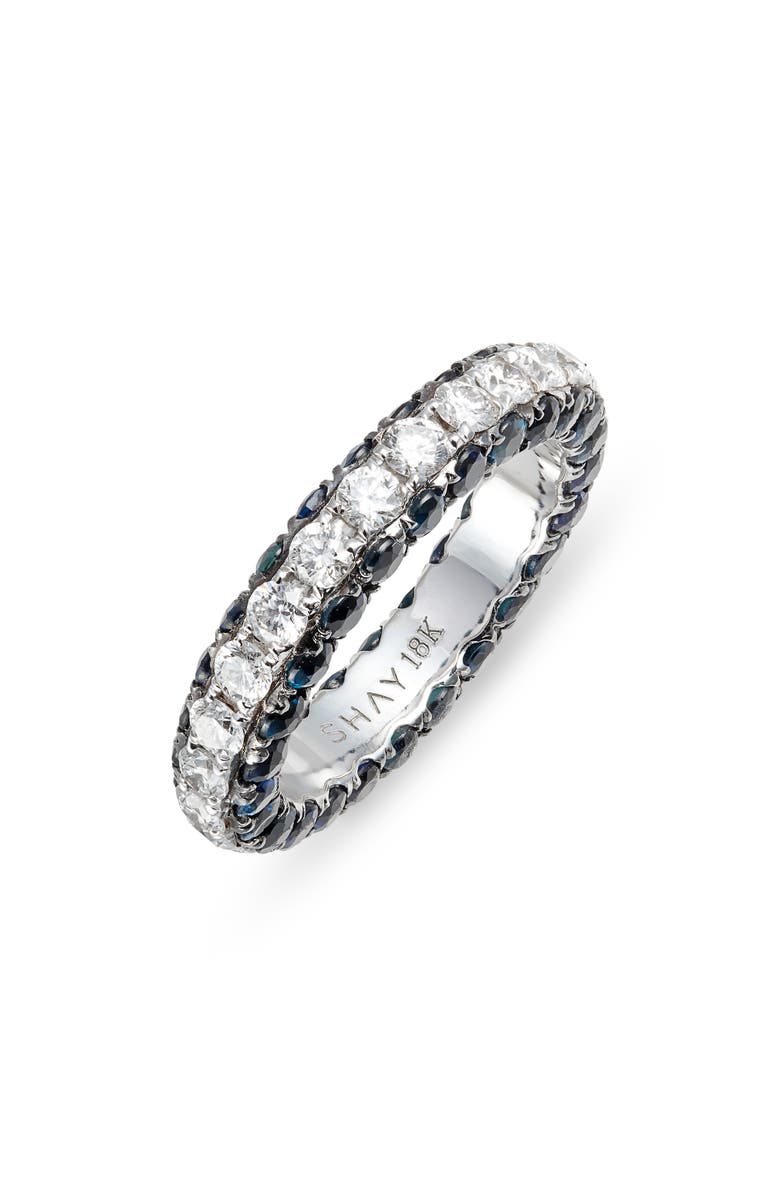 SHAY Diamond & Sapphire Band Ring, Main, color, 