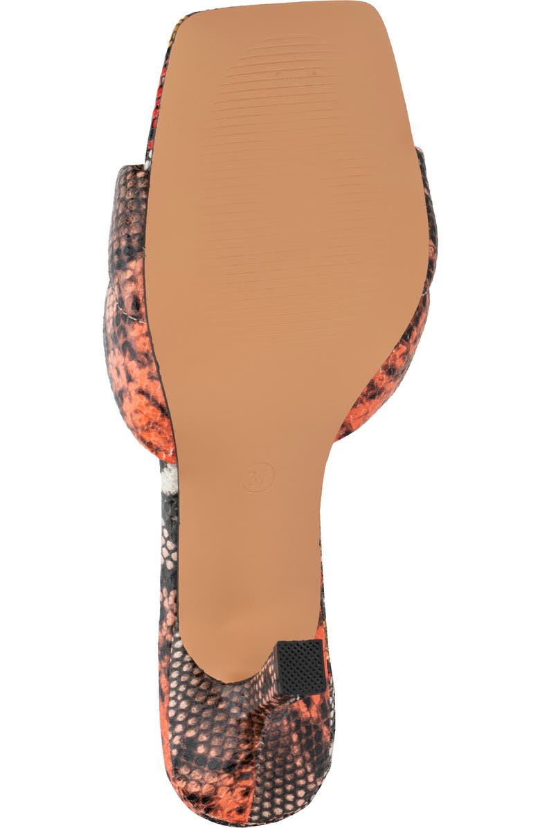 NEW YORK AND COMPANY Evelina Heeled Sandal, Alternate, color, Yellow Multi