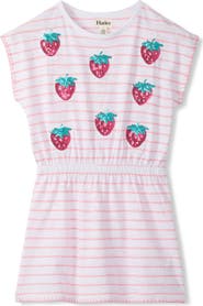 Hatley Kids' Strawberry Sequin Cinch Waist Dress