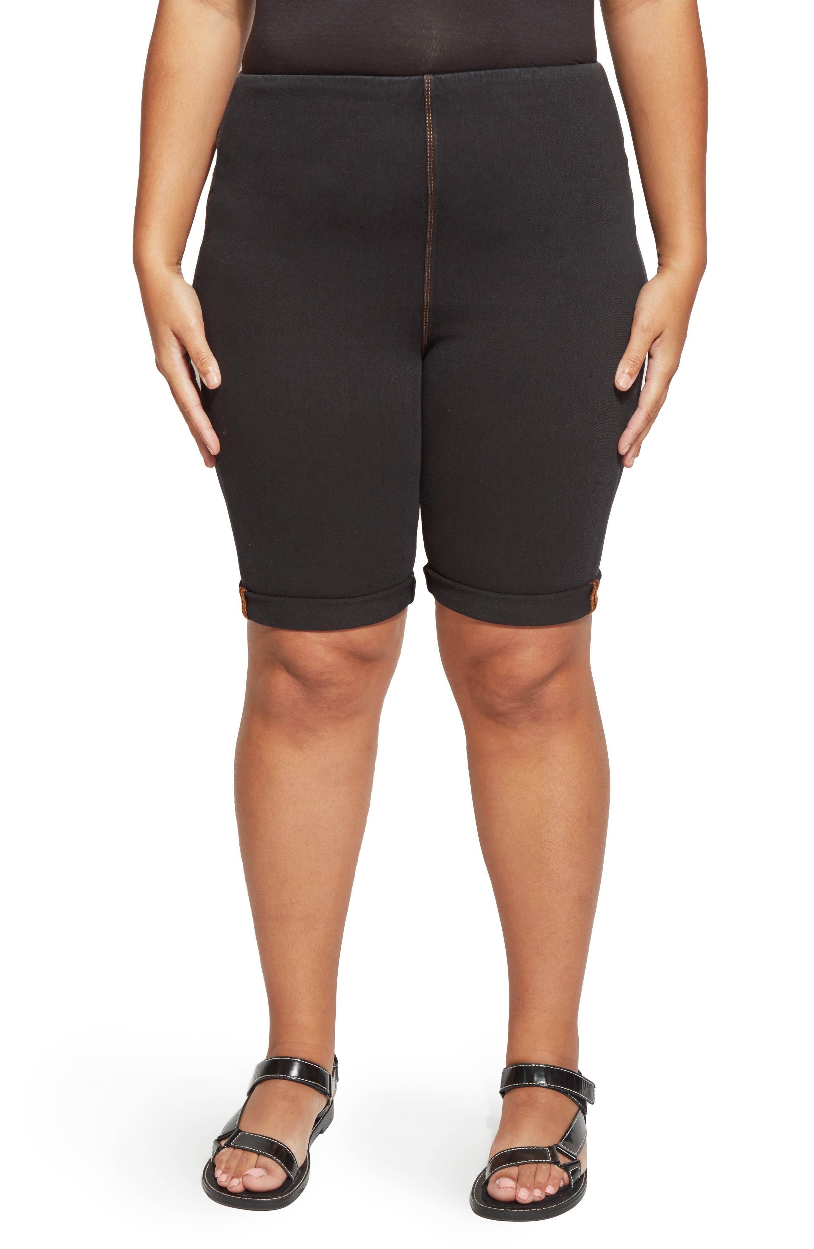 Lysse ́ Stretch Denim High Waist Boyfriend Shorts