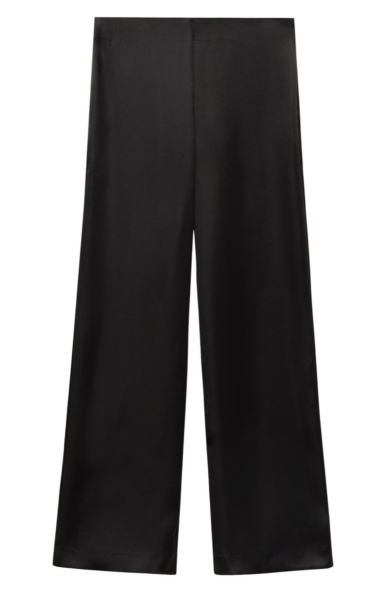 MANGO Satin Straight Leg Pants, Alternate, color, 