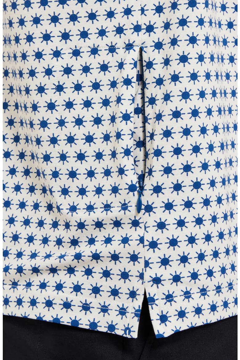 Walsoken Short Sleeve Knit Button-Up Shirt, Alternate, color, CREAM