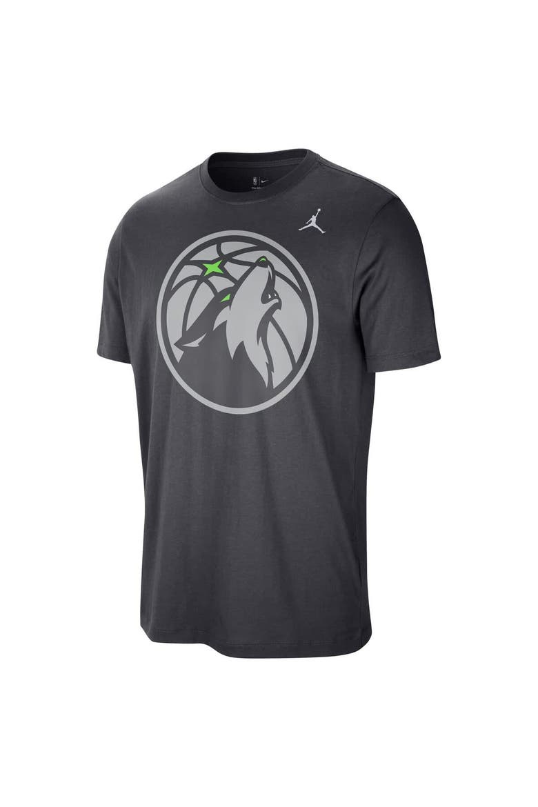 Men's Jordan Brand Anthracite Minnesota Timberwolves Statement Edition Essential T-Shirt, Alternate, color, Anthracite