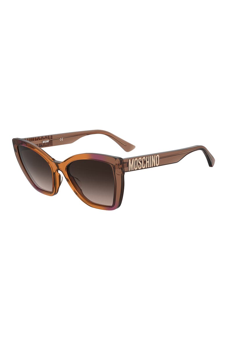 55mm Cat Eye Sunglasses, Alternate, color, 012J-FF