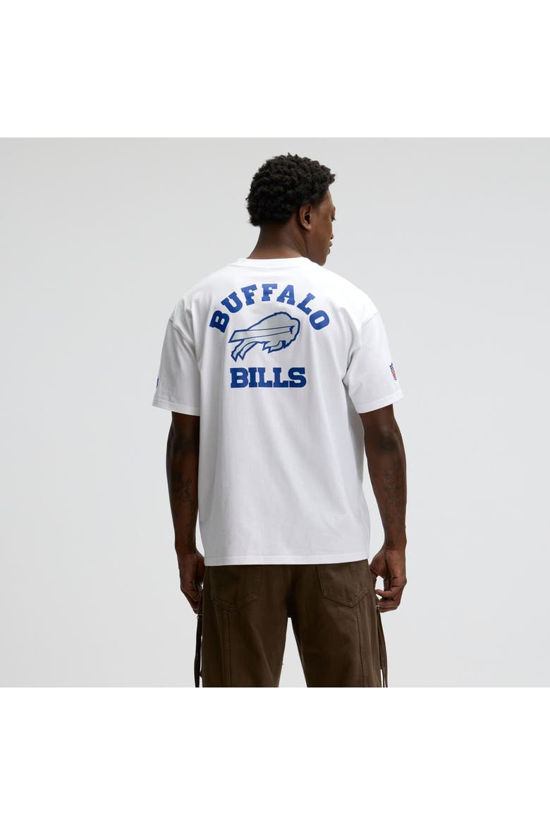Men's Nike White Buffalo Bills 2025 Rivalries Collection Essential Max90 T-Shirt, Alternate, color, White