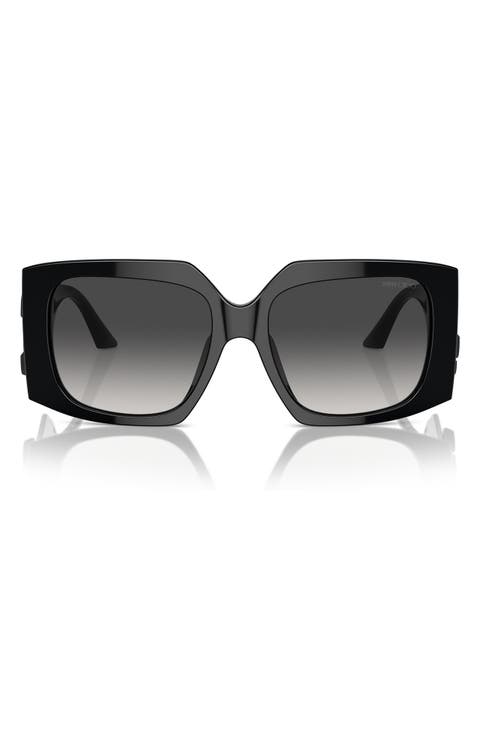 55mm Gradient Butterfly Sunglasses
