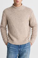 Madewell Roll Neck Donegal Wool Blend Sweater